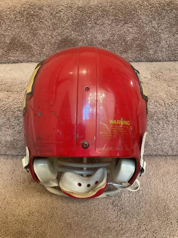 Vintage Riddell WD-1 Football Helmet Kansas City Chiefs Game Used 1983-85 Thomas WESTBROOKSPORTSCARDS