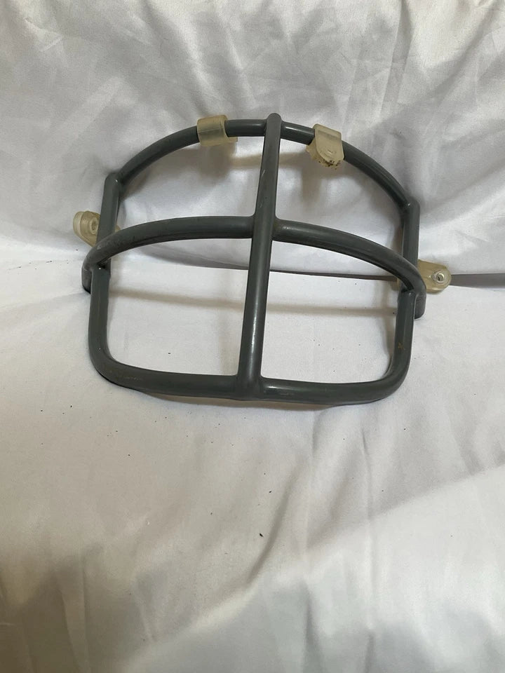 Vintage Riddell NOP Dark Gray Football Helmet Face Mask With Clips Rare! WESTBROOKSPORTSCARDS