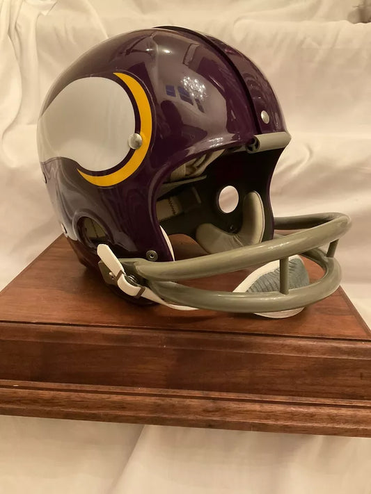 Minnesota Vikings “Big Horns” Kra-Lite RK2 Suspension Football Helmet Tarkenton  WESTBROOKSPORTSCARDS   