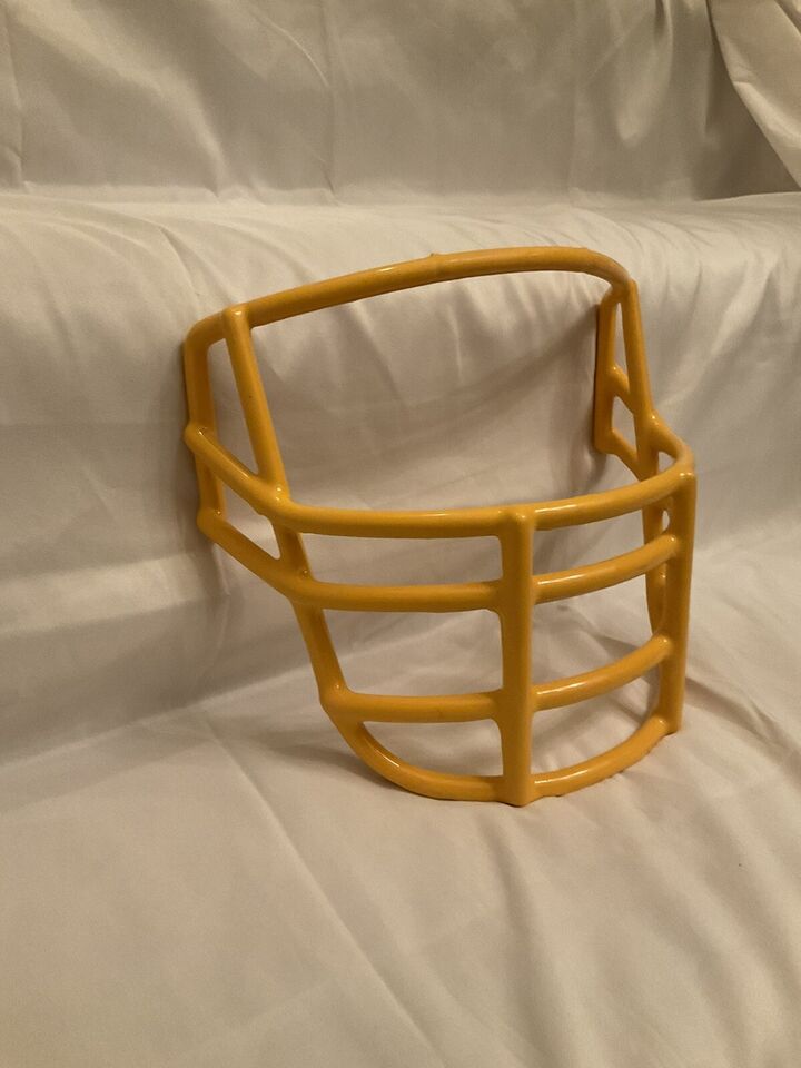 Vintage Riddell 1980 JOP-DW Football Helmet Yellow Gold 3-Dot Size Facemask USFL  WESTBROOKSPORTSCARDS   