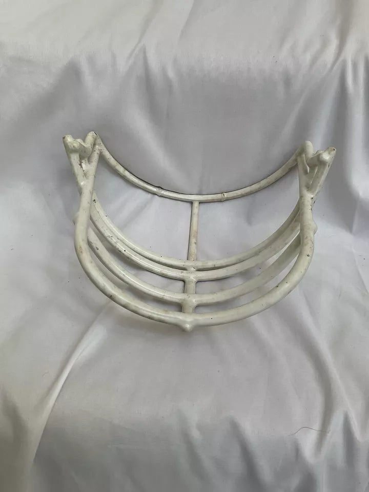 Vintage Original Schutt NJOP-DW Large Red Dot White Football Helmet Facemask WESTBROOKSPORTSCARDS