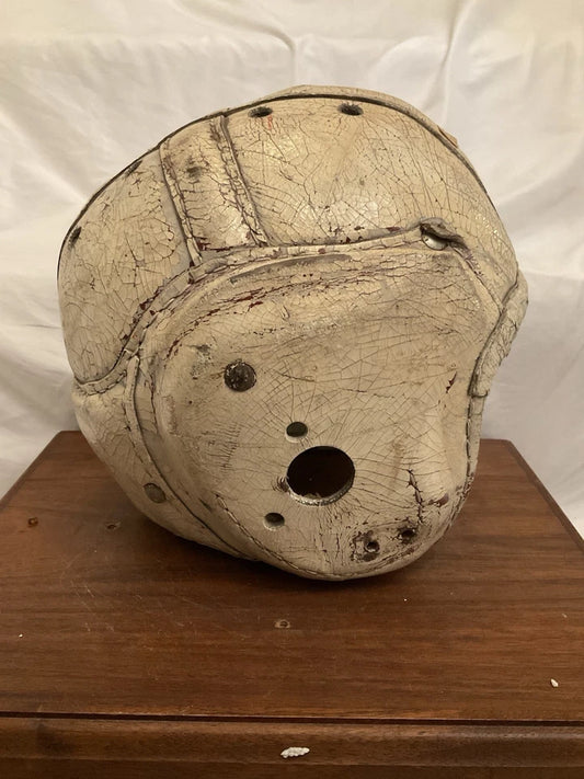 MacGregor Authentic H612 Leather Suspension Football Helmet Size 7! WESTBROOKSPORTSCARDS