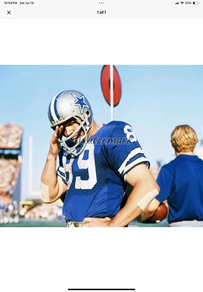 Vintage Riddell TK5 Kra-Lite Football Helmet- Custom Dallas Cowboys Mike Ditka WESTBROOKSPORTSCARDS