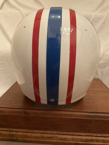 Vintage Riddell PAC Football Helmet Custom 1970s Houston Oilers Earl Campbell WESTBROOKSPORTSCARDS