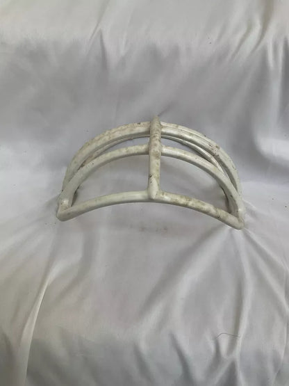 Vintage Original Schutt NJOP-DW Large Red Dot White Football Helmet Facemask WESTBROOKSPORTSCARDS