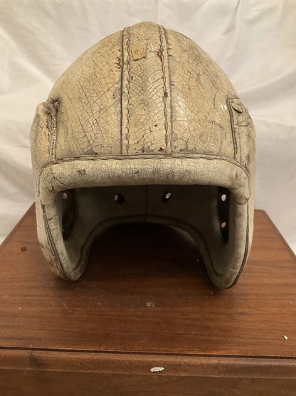 MacGregor Authentic H612 Leather Suspension Football Helmet Size 7! WESTBROOKSPORTSCARDS