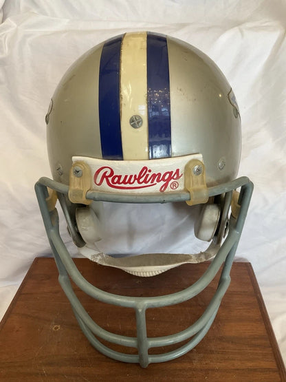 Dallas Cowboys Rare Game Used Rawlings RTS Football Helmet Schutt Red Dot JOP WESTBROOKSPORTSCARDS