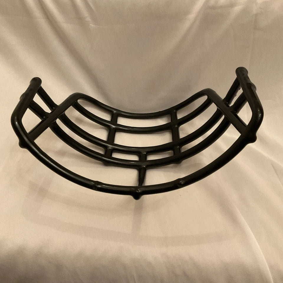 Vintage Riddell 1980s NJOP Football Helmet Lineman Black 3-Dot Facemask USFL WESTBROOKSPORTSCARDS