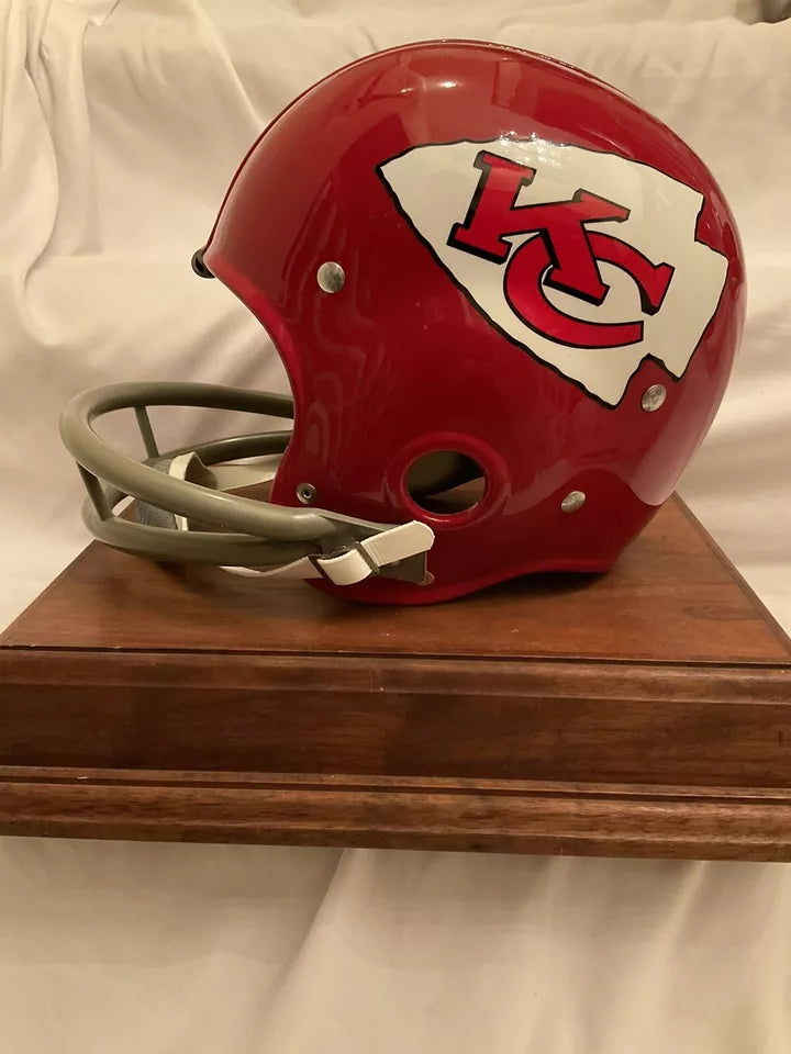 Kansas City Chiefs RIDDell Classic RK2 Football Helmet Len Dawson Super Bowl IV  WESTBROOKSPORTSCARDS   