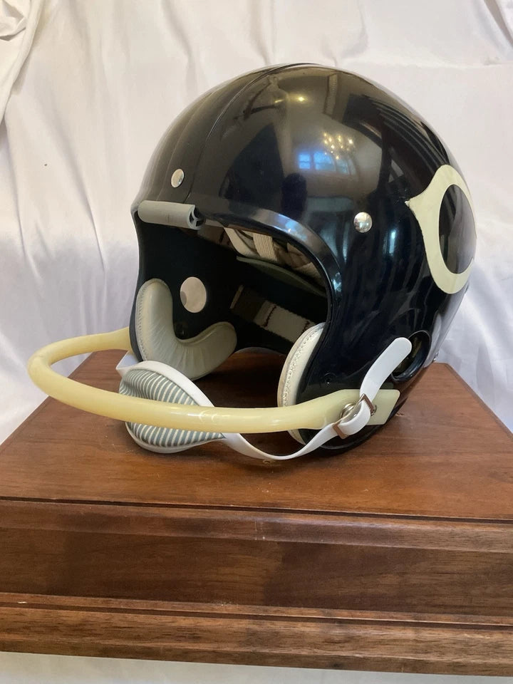 Original Riddell 1960s Chicago Bears Kra-Lite TK2 Game Football Helmet RARE WESTBROOKSPORTSCARDS