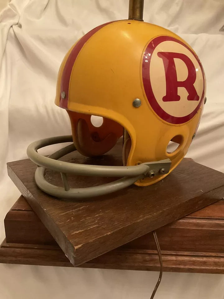 Vintage Original Riddell 1971 Washington Redskins Kra-Lite Football Helmet Lamp  WESTBROOKSPORTSCARDS   