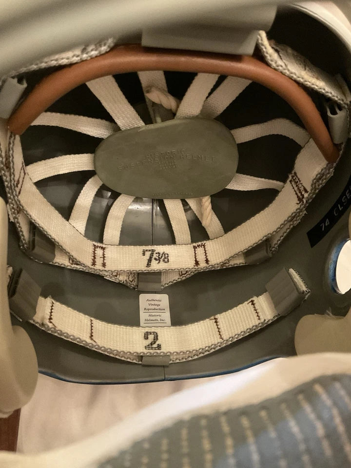 Los Angeles Rams Painted Horns RK2 Style Suspension Football Helmet Olsen