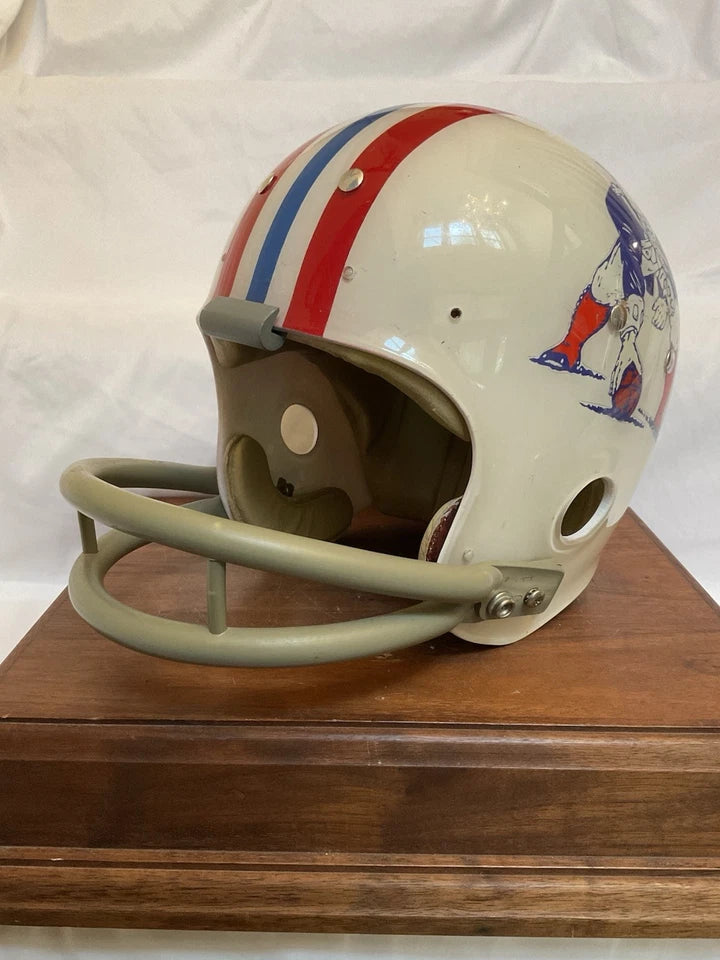Vintage MacGregor New England Boston Patriots Clear Shell Football Helmet Custom WESTBROOKSPORTSCARDS