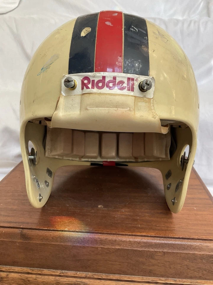 Vintage Original 1983 Riddell RDL-45 WD-1 White Football Helmet Size 7 ...