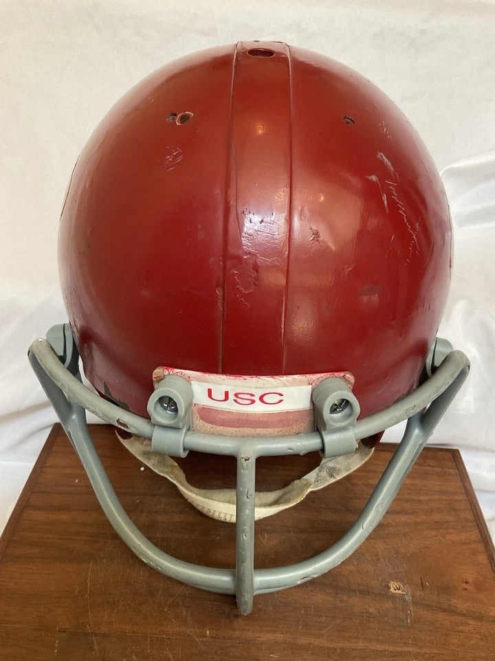 1974 USC Trojans Authentic Game Used Riddell Kra-Lite Football Helmet Schutt NOP WESTBROOKSPORTSCARDS