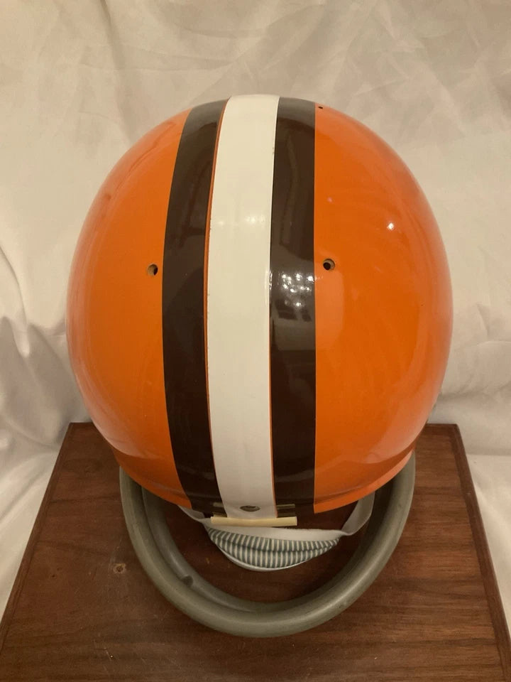 Original Riddell 1973 Kra-Lite TK2 Game Football Helmet Cleveland Browns WESTBROOKSPORTSCARDS