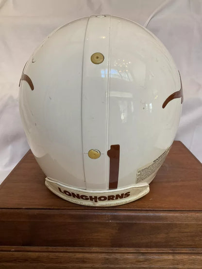 RIddell VSR-4 Football Helmet Vintage Game Used Texas Longhorns Trophy Helmet  WESTBROOKSPORTSCARDS   