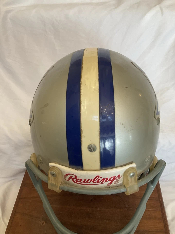 Dallas Cowboys Rare Game Used Rawlings RTS Football Helmet Schutt Red Dot JOP WESTBROOKSPORTSCARDS