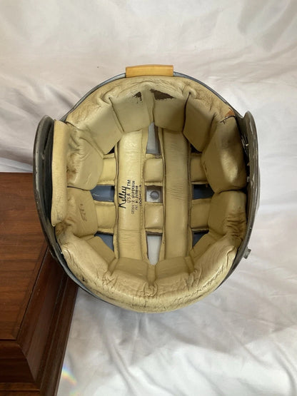 Vintage Kelley Game Used Clear Shell Football Helmet 1979