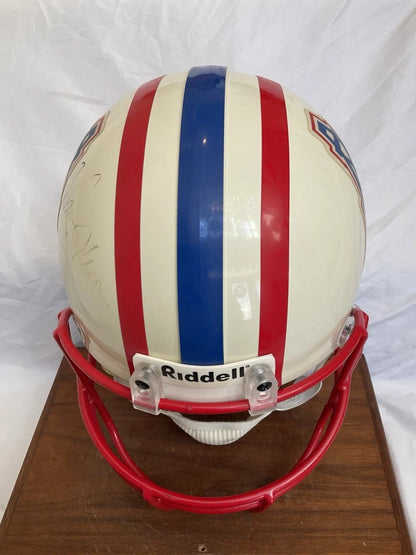 Vintage Riddell VSR-1 Football Helmet Houston Oilers Warren Moon Autographed WESTBROOKSPORTSCARDS