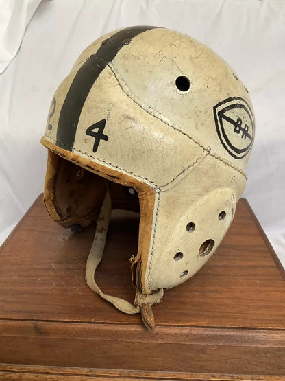 Original Wilson Authentic F2340 Leather Suspension Football Helmet Size 7 1/8 WESTBROOKSPORTSCARDS