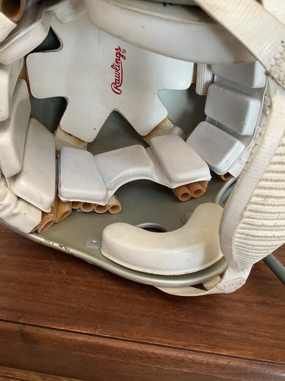 Dallas Cowboys Rare Game Used Rawlings RTS Football Helmet Schutt Red Dot JOP WESTBROOKSPORTSCARDS