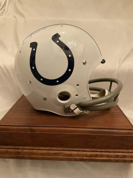 Lenny Moore Autographed Riddell TK2 Baltimore Colts Football Helmet W/ Box WESTBROOKSPORTSCARDS