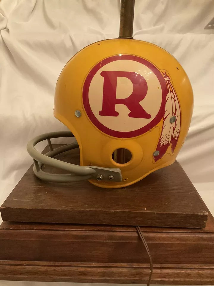 Vintage Original Riddell 1971 Washington Redskins Kra-Lite Football Helmet Lamp  WESTBROOKSPORTSCARDS   