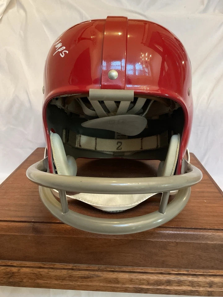 Riddell Kra-Lite RK2 Football Helmet Kansas City Chiefs Jan Stenerud Autographed WESTBROOKSPORTSCARDS