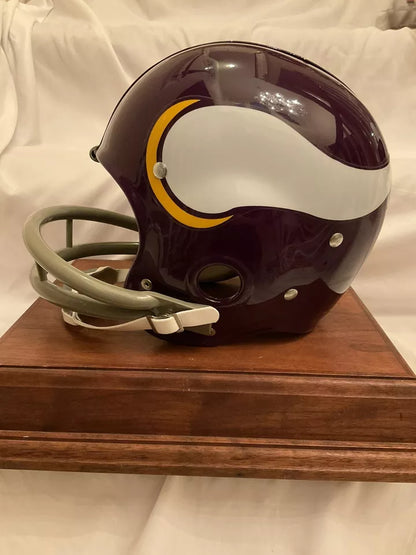 Minnesota Vikings “Big Horns” Kra-Lite RK2 Suspension Football Helmet Tarkenton  WESTBROOKSPORTSCARDS   