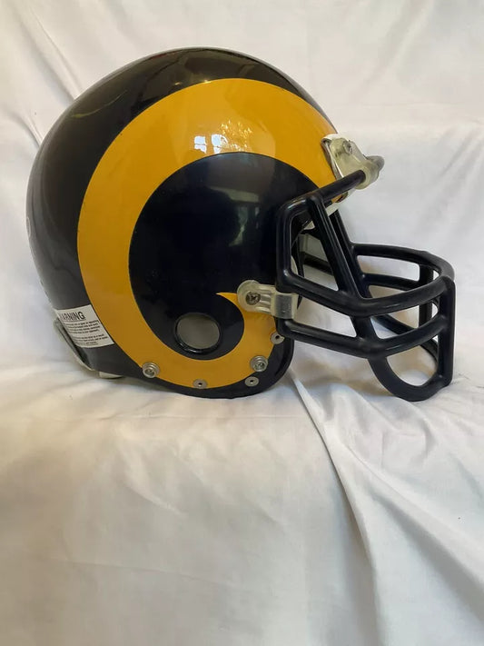 Authentic Vintage Los Angeles Rams Rawlings Large ANFL Football Helmet  WESTBROOKSPORTSCARDS   