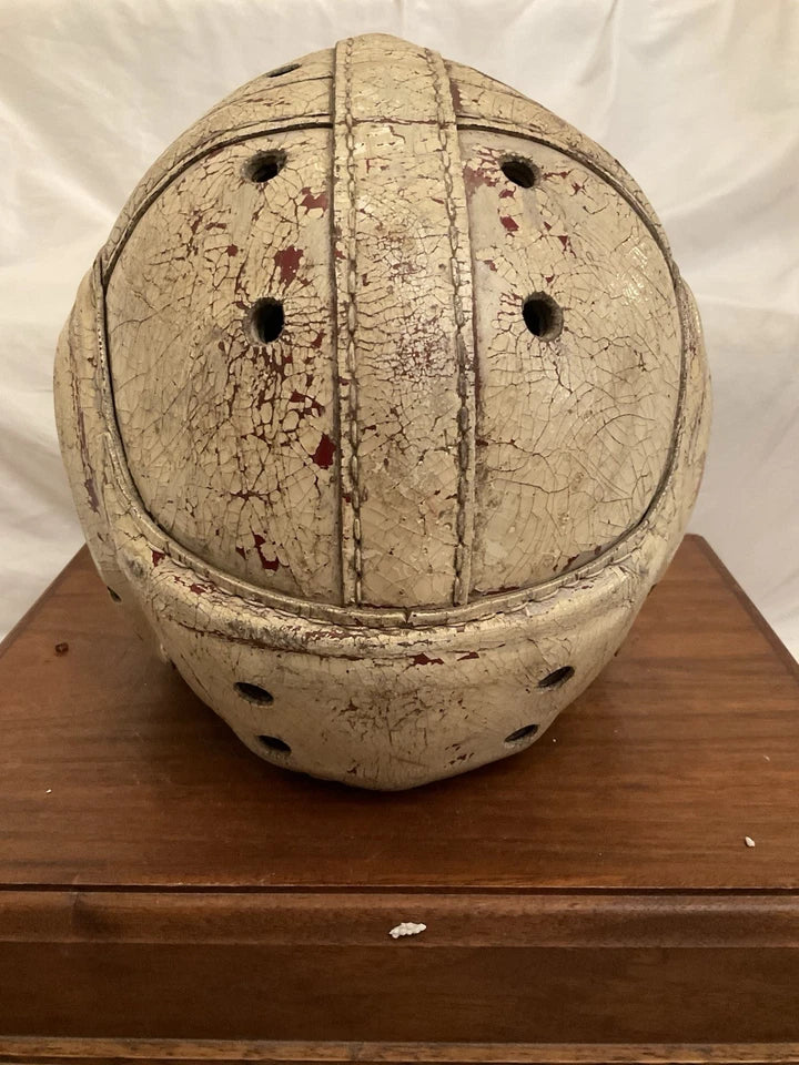MacGregor Authentic H612 Leather Suspension Football Helmet Size 7! WESTBROOKSPORTSCARDS