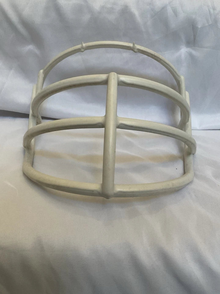 Vintage White Schutt 1969 JOP Green Dot Football Helmet Facemask - RARE WESTBROOKSPORTSCARDS