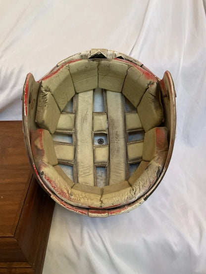 MacGregor 1960s Game Used Clear Shell With Padded Top Football Helmet Oklahoma?