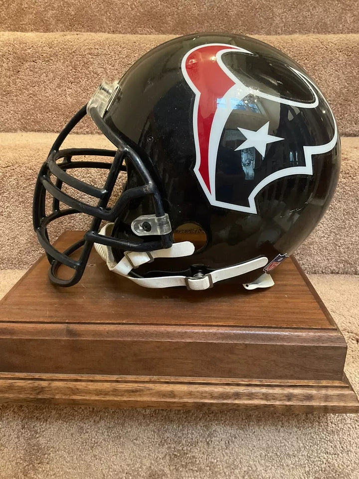 RIddell VSR-1 Football Helmet Vintage Game Used Custom Houston Texans WESTBROOKSPORTSCARDS