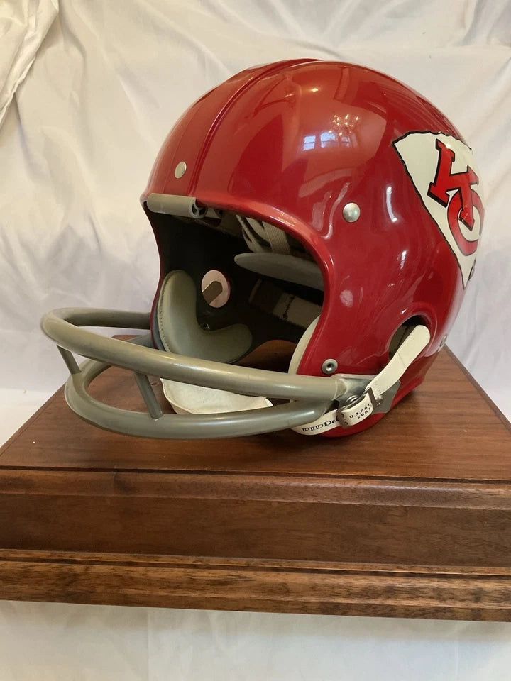 Riddell Kra-Lite RK2 Football Helmet Kansas City Chiefs Jan Stenerud Autographed WESTBROOKSPORTSCARDS