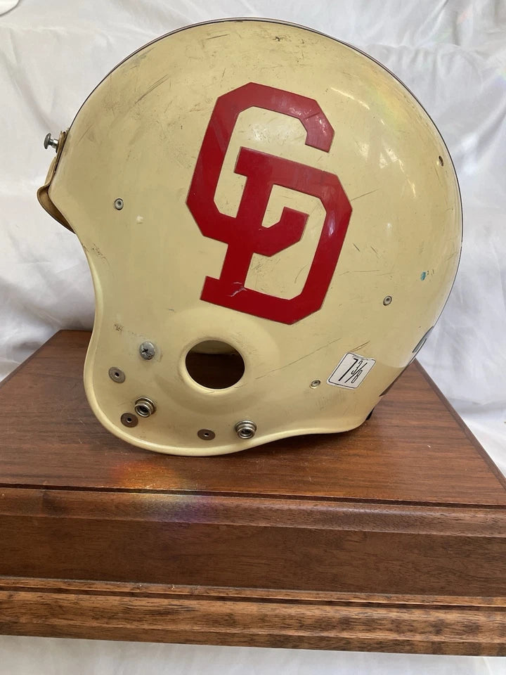 Vintage Original 1983 Riddell RDL-45 WD-1 White Football Helmet Size 7 ...
