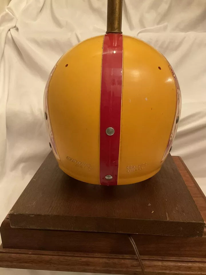 Vintage Original Riddell 1971 Washington Redskins Kra-Lite Football Helmet Lamp  WESTBROOKSPORTSCARDS   