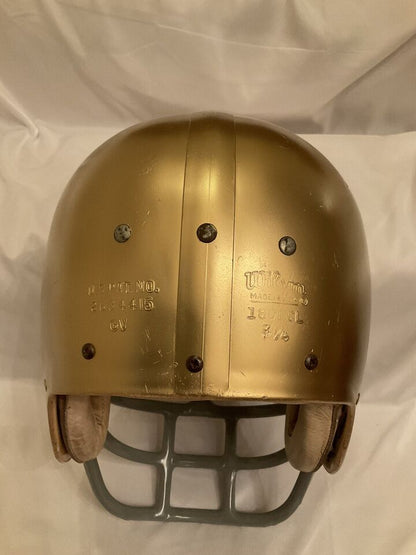 Vintage 1970s Wilson Football Helmet Notre Dame Fighting Irish Ross Browner  WESTBROOKSPORTSCARDS   