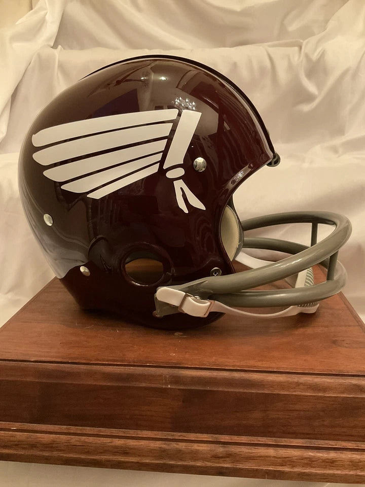 1965 Washington Redskins Head Dress Logo Prototype RK2 Football Helmet Jurgensen Sports Mem, Cards & Fan Shop:Autographs-Original:Football-NFL:Helmets WESTBROOKSPORTSCARDS