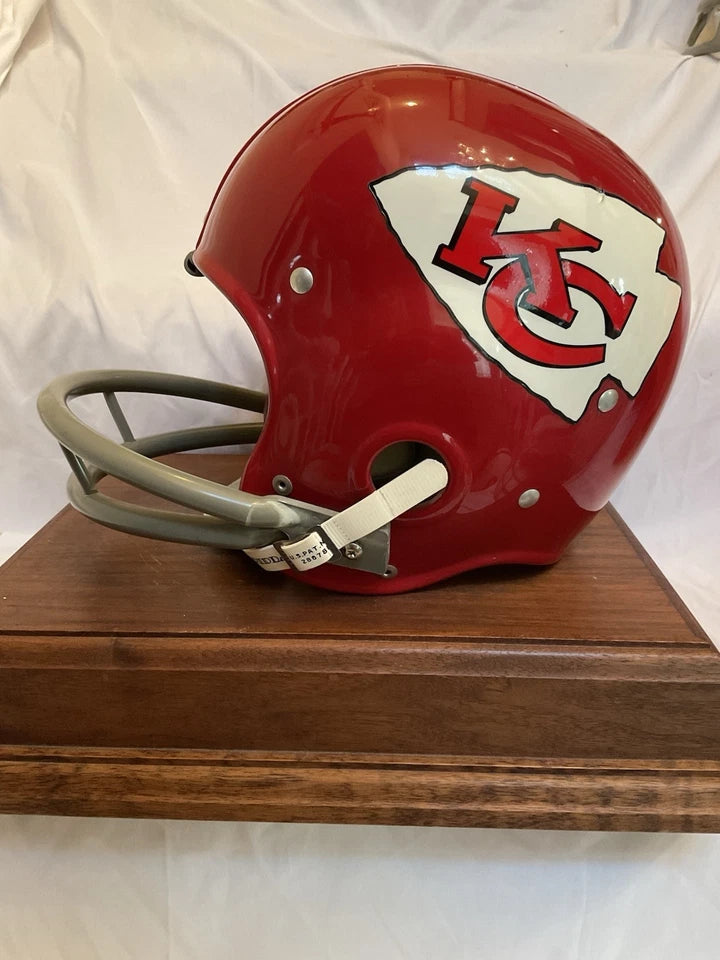 Riddell Kra-Lite RK2 Football Helmet Kansas City Chiefs Jan Stenerud Autographed WESTBROOKSPORTSCARDS