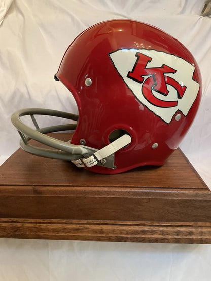Riddell Kra-Lite RK2 Football Helmet Kansas City Chiefs Jan Stenerud Autographed WESTBROOKSPORTSCARDS
