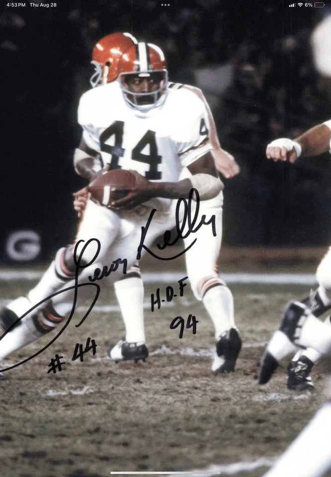 Original Riddell 1973 Cleveland Browns Kra-Lite TK2 Game Football Helmet Kelly WESTBROOKSPORTSCARDS