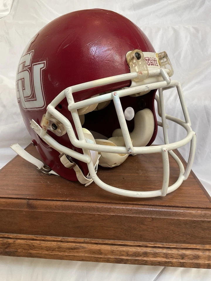 MaxPro Game Used X-Large Football Helmet Custom Mississippi State Bulldogs WESTBROOKSPORTSCARDS