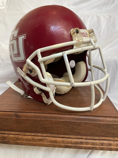 MaxPro Game Used X-Large Football Helmet Custom Mississippi State Bulldogs WESTBROOKSPORTSCARDS