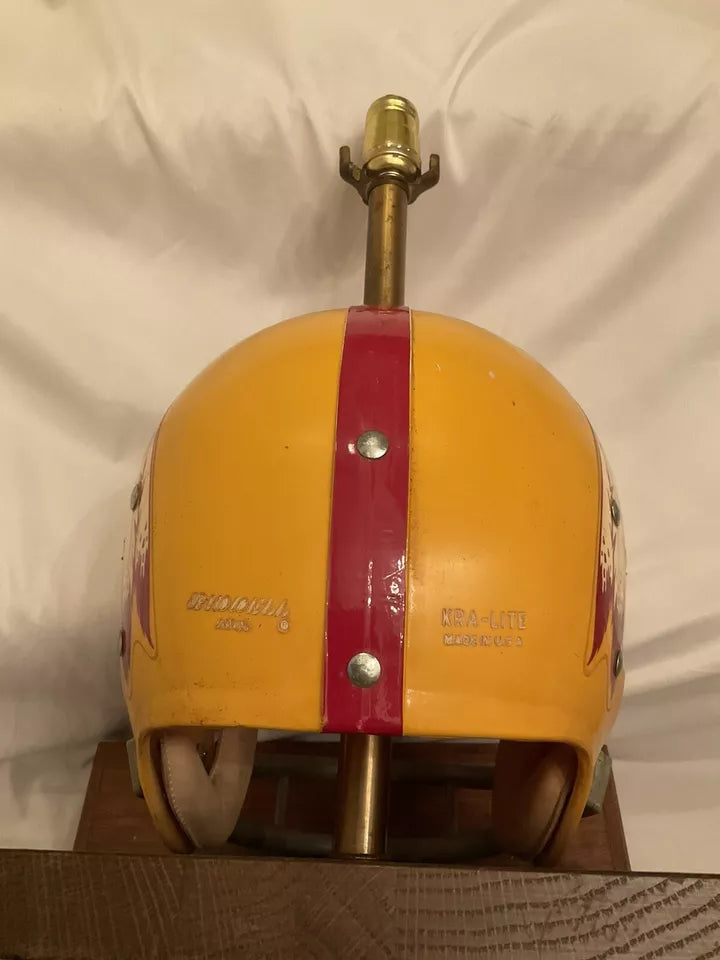 Vintage Original Riddell 1971 Washington Redskins Kra-Lite Football Helmet Lamp  WESTBROOKSPORTSCARDS   