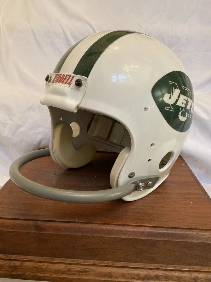 Don Maynard Autographed Riddell New York Jets Officially Licensed Football Helmet WESTBROOKSPORTSCARDS