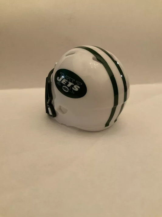 New York Jets White Helmet Custom Riddell Throwback Pocket Pro Helmet  WESTBROOKSPORTSCARDS   