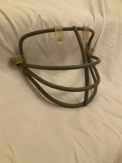 Original Vintage Riddell NJOP Football Helmet Gray Face Mask Fits TK Helmets! WESTBROOKSPORTSCARDS