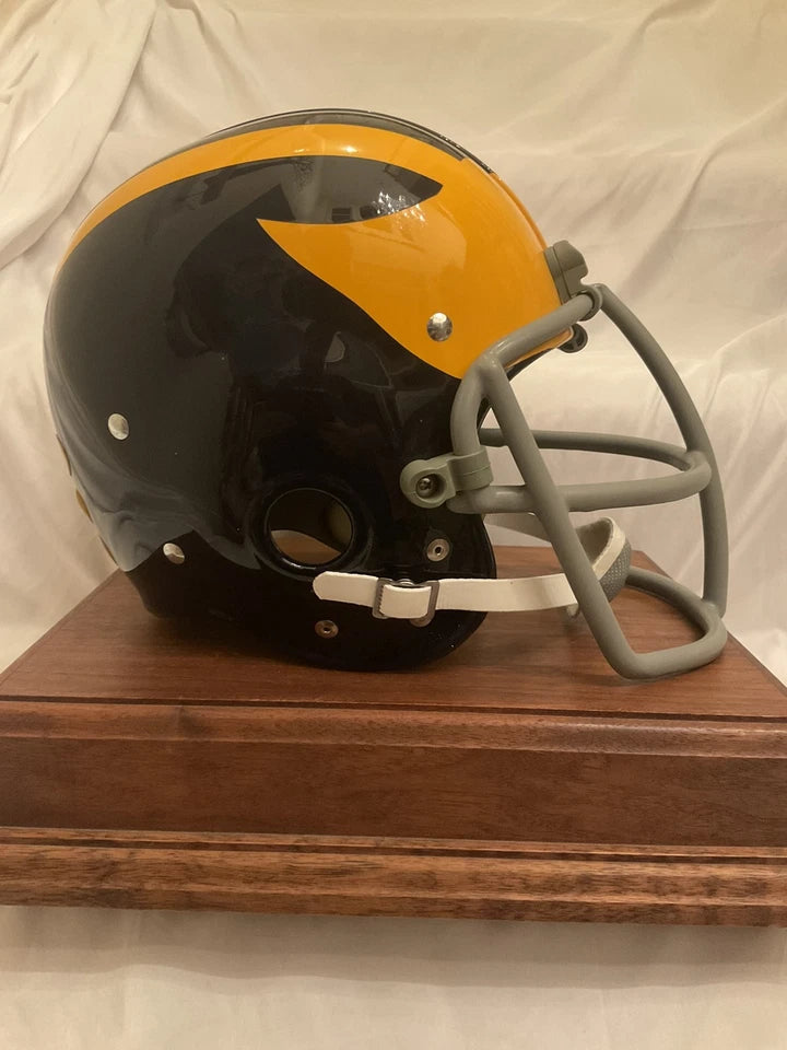 RK2 Husky Vintage Style Suspension Football Helmet Michigan Wolverines Dierdorf WESTBROOKSPORTSCARDS